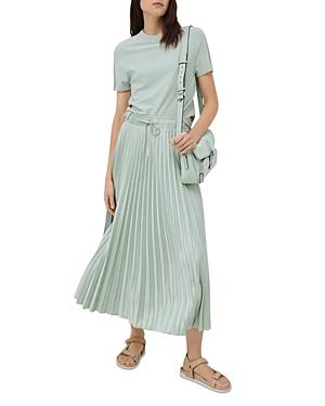 Marella Jean Geo Print Pleated Midi Skirt