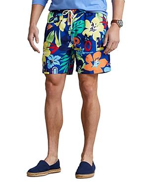 Polo Ralph Lauren 5.75-inch Floral Print Classic Fit Swim Trunks