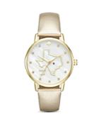 Kate Spade New York Leather Texas Metro Watch, 34mm