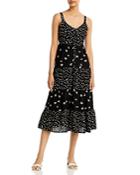 Bila Mixed Floral Print Midi Dress
