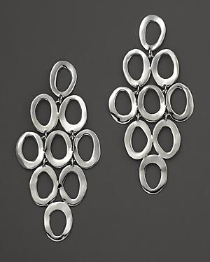 Ippolita Sterling Silver Open Oval Cascade Earrings