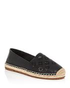 Kate Spade New York Women's Garcia Floral Perforated Espadrille Flats