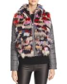 Maximilian Furs Fox Fur Mixed Media Jacket - 100% Exclusive