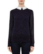 Ted Baker Longina Embellished-collar Sweater