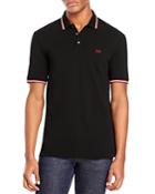 Bally Slim Fit Color Tipped Polo Shirt