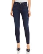 7 For All Mankind Slim Illusion Luxe High-waist Ankle Skinny Jeans In Tried & True