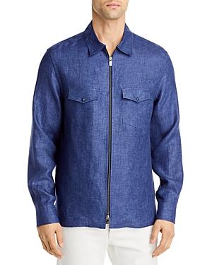 Corneliani Linen Zip Overshirt