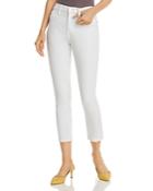 Jen7 By 7 For All Mankind Cropped Skinny Jeans In White
