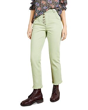 Ted Baker Slim Fit Jeans In Light Green