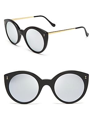 Illesteva Mirrored Palm Beach Sunglasses, 49mm