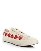 Comme Des Garcons Chuck Taylor Multi-heart Low Top Sneakers