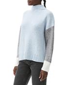 Michael Stars Grete Color Blocked Turtleneck Sweater