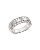 Bloomingdale's Diamond Matte Finish Band Ring In 14k White Gold, 1.0 Ct. T.w- 100% Exclusive