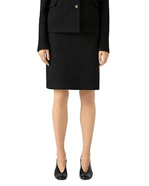 St. John Boucle Slub Knit Pencil Skirt