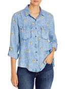 Billy T Embroidered Button Front Shirt