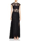 Avery G Illusion Inset Lace Gown - 100% Exclusive