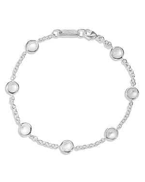 Ippolita Sterling Silver Lollipop 7-stone Station Bracelet In Mother-of-pearl