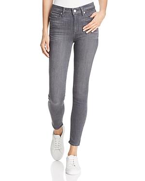 Paige Hoxton Skinny Jeans In Gray Peaks