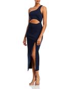 Fore One Shoulder Cutout Fitted Dress