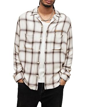 Allsaints Alamitos Plaid Relaxed Fit Button Down Shirt