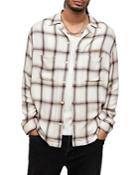 Allsaints Alamitos Plaid Relaxed Fit Button Down Shirt