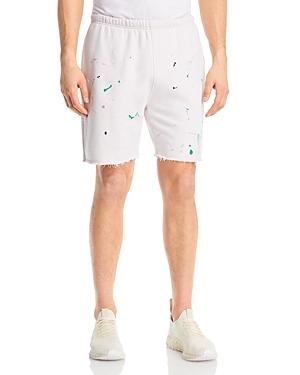 Atm Anthony Thomas Melillo Splatter Paint French Terry Drawstring Shorts