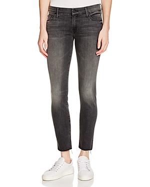 Mother The Looker Ankle Fray Jeans In Rebels