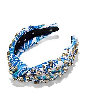 Lele Sadoughi X Lilly Pulitzer Crystal Embellished Knot Headband
