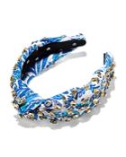 Lele Sadoughi X Lilly Pulitzer Crystal Embellished Knot Headband