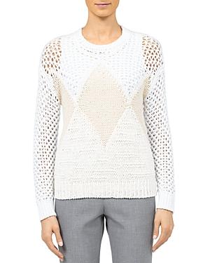 Peserico Loose Stitch Patterned Sweater