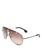 Versace Women's Shield Aviator Sunglasses, 148mm