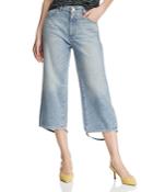 Dl1961 Hepburn High-rise Crop Wide-leg Jeans In Belden