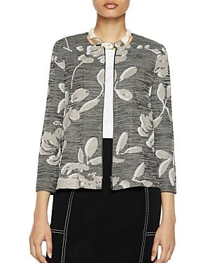 Misook Floral Print Jacket