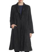 Eileen Fisher Shawl Collar Crinkle Coat