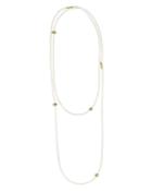 Lagos 18k Gold And Cultured Freshwater Pearl Single Strand Station Necklace, 34