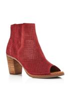 Toms Majorca Perforated Suede Ankle Boots