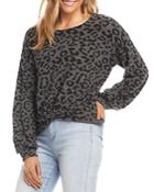 Karen Kane Animal Print Twist Front Top