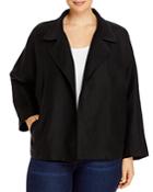Eileen Fisher Plus Boxy Fit Jacket