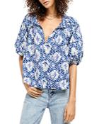 Free People Willow Printed Blouse