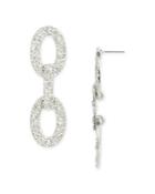 Aqua 8 Other Reasons Textured Oval Link Drop Earrings - 100% Exclusive
