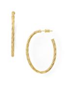 Aqua Rope Twist Hoop Earrings In 18k Gold-plated Sterling Silver Or Sterling Silver - 100% Exclusive
