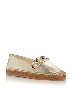 Jimmy Choo Women's Dru Embellished Espadrille Flats
