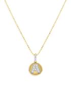 Bloomingdale's Diamond Accent Initial A Pendant Necklace In 14k Yellow Gold, 0.10 Ct. T.w. - 100% Exclusive