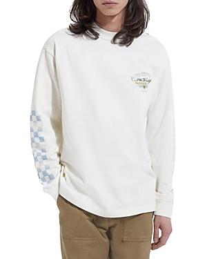 The Kooples Faded Graphics Long Sleeve Crewneck Tee