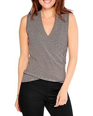 Nic+zoe Vital Striped Wrap Tank