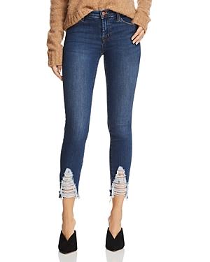 J Brand 811 Mid Rise Skinny Jeans In Midnight Moon