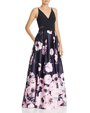 Avery G Floral Ball Gown