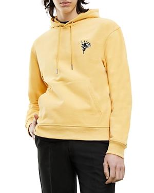 The Kooples Yellow Embroidered Flower Hoodie