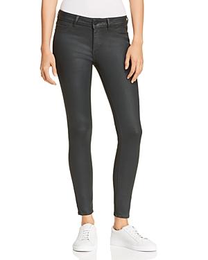 Dl1961 Emma Coated Skinny Jeans In Ivy