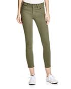 Dl1961 Florence Instasculpt Cropped Jeans In Fennel